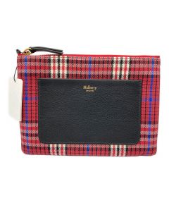 中古・古着通販】MULBERRY (マルベリー) 2つ折り財布 レッド｜ブランド