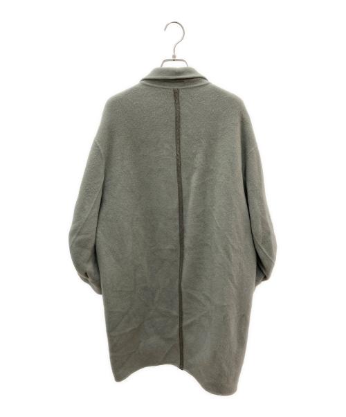 styling/（スタイリング）styling/ (スタイリング) ボリュームスリーブリバーコート ダークグリーンの古着・服飾アイテム