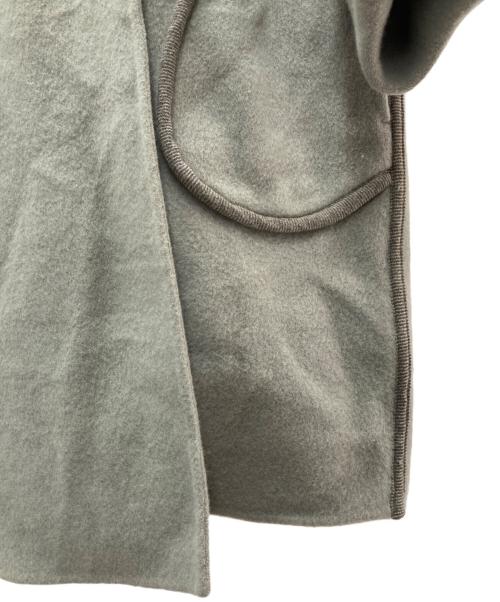 styling/（スタイリング）styling/ (スタイリング) ボリュームスリーブリバーコート ダークグリーンの古着・服飾アイテム