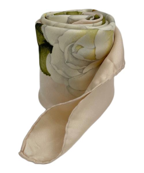 CHANEL（シャネル）CHANEL (シャネル) シルクスカーフ ベージュの古着・服飾アイテム