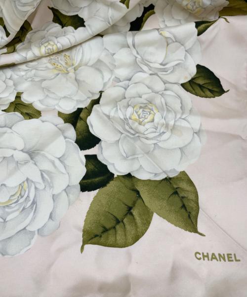 CHANEL（シャネル）CHANEL (シャネル) シルクスカーフ ベージュの古着・服飾アイテム