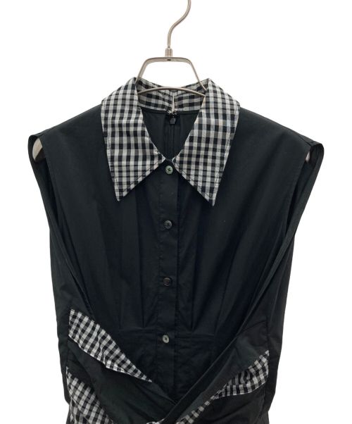 IRENE（アイレネ）IRENE (アイレネ) シャツワンピース ブラック サイズ:36の古着・服飾アイテム