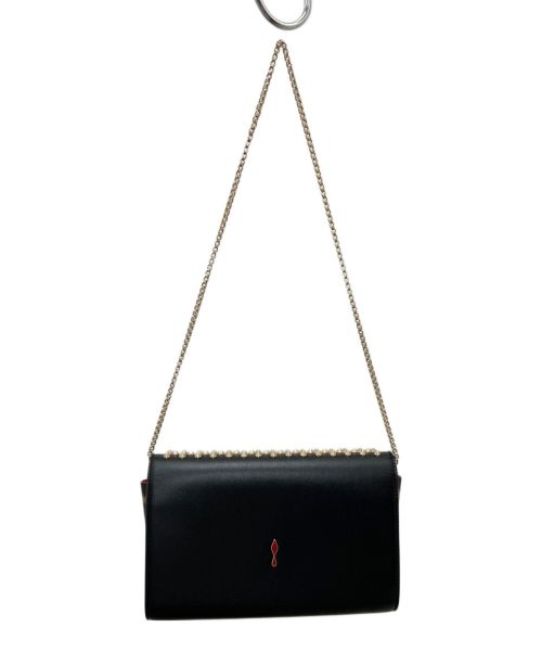 Christian Louboutin（クリスチャン・ルブタン）Christian Louboutin (クリスチャン・ルブタン) パロマクラッチショルダーバッグ ブラックの古着・服飾アイテム