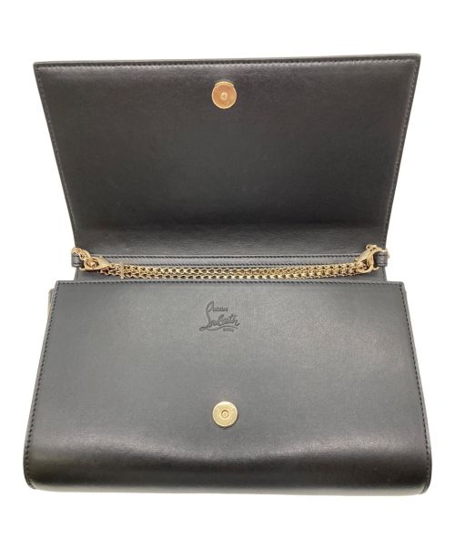 Christian Louboutin（クリスチャン・ルブタン）Christian Louboutin (クリスチャン・ルブタン) パロマクラッチショルダーバッグ ブラックの古着・服飾アイテム
