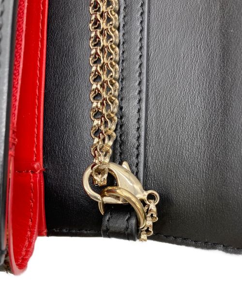 Christian Louboutin（クリスチャン・ルブタン）Christian Louboutin (クリスチャン・ルブタン) パロマクラッチショルダーバッグ ブラックの古着・服飾アイテム