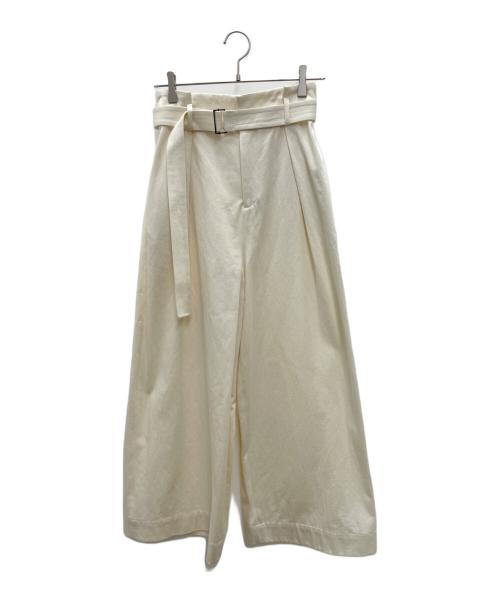 SACRA（サクラ）SACRA (サクラ) コットンサテンパンツ アイボリー サイズ:36の古着・服飾アイテム