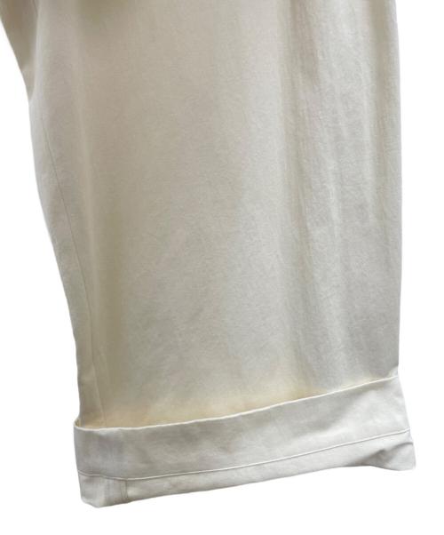 SACRA（サクラ）SACRA (サクラ) コットンサテンパンツ アイボリー サイズ:36の古着・服飾アイテム