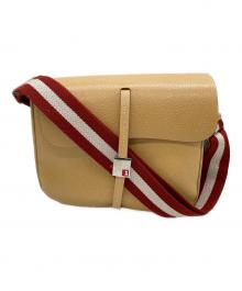 BALLY（バリー）の古着「ショルダーバッグ」｜ベージュ×レッド