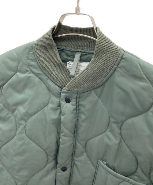 -（-）- (-) キルティングライナージャケット オリーブ サイズ:XLの古着・服飾アイテム