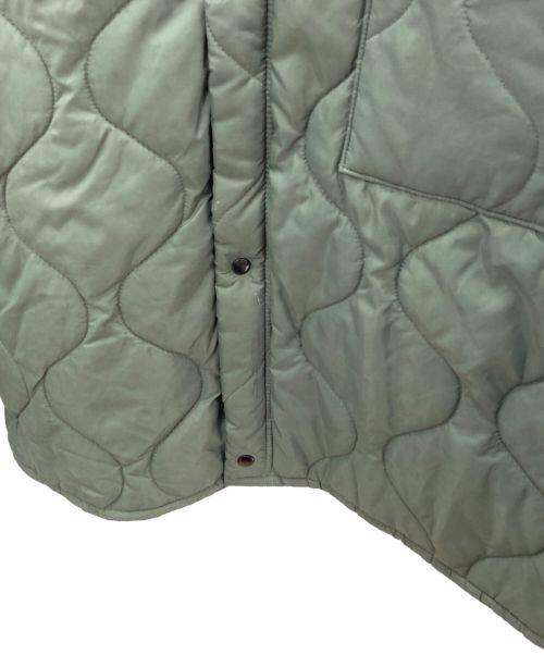 -（-）- (-) キルティングライナージャケット オリーブ サイズ:XLの古着・服飾アイテム