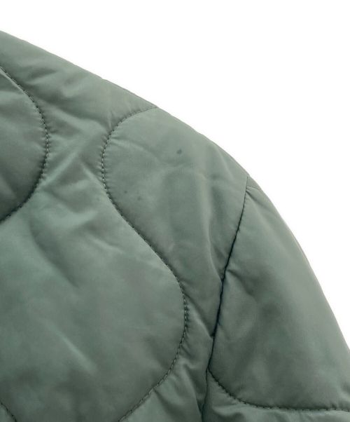 -（-）- (-) キルティングライナージャケット オリーブ サイズ:XLの古着・服飾アイテム