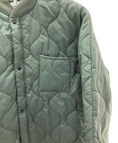 -（-）- (-) キルティングライナージャケット オリーブ サイズ:XLの古着・服飾アイテム