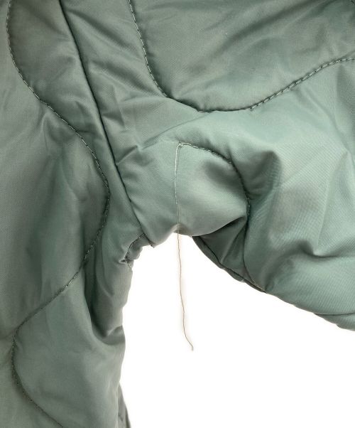 -（-）- (-) キルティングライナージャケット オリーブ サイズ:XLの古着・服飾アイテム