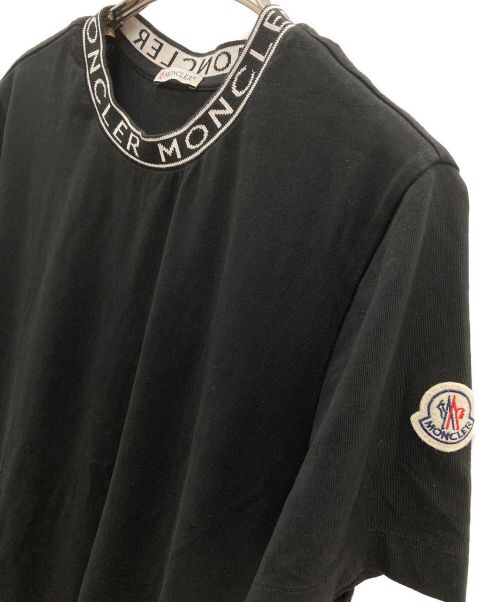 MONCLER（モンクレール）MONCLER (モンクレール) 半袖Tシャツ ブラック サイズ:XSの古着・服飾アイテム