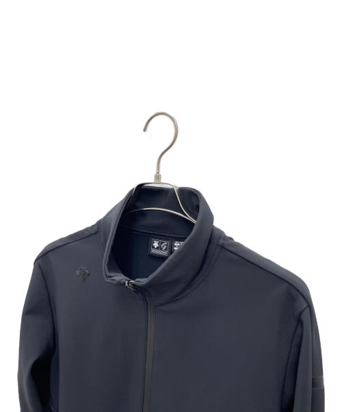 DESCENTE（デサント）DESCENTE (デサント) ユーロジャージー ボンディング ウィンドジャケット ブラック サイズ:Mの古着・服飾アイテム
