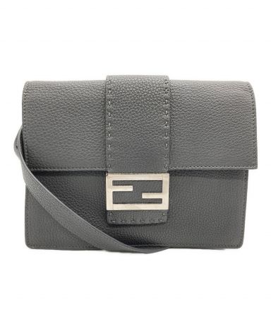 中古・古着通販】FENDI (フェンディ) ショルダーバッグ グレー