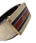 GUCCI (グッチ) レザーベルト ホワイト×ブラウン：10000円