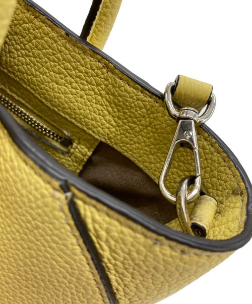 bonaventura（ボナベンチュラ）BONAVENTURA (ボナベンチュラ) 2WAYバッグ イエローの古着・服飾アイテム