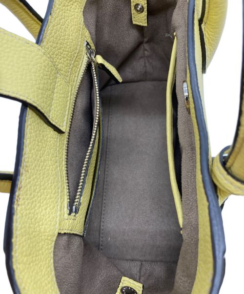 bonaventura（ボナベンチュラ）BONAVENTURA (ボナベンチュラ) 2WAYバッグ イエローの古着・服飾アイテム