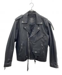 ROCKY MOUNTAIN HIDES（ロッキーマウンテン）の古着「レザージャケット」｜ブラック