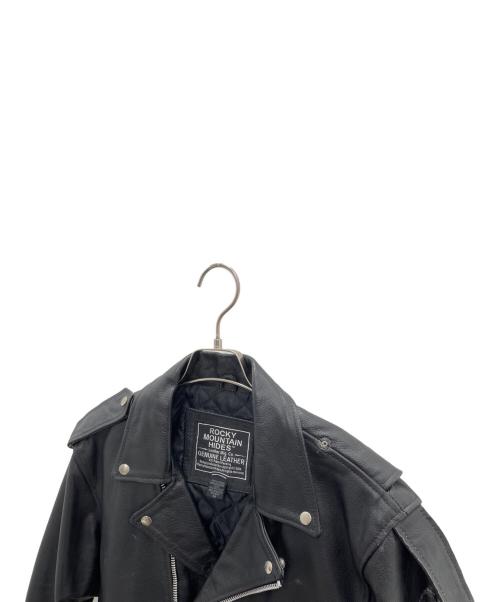 ROCKY MOUNTAIN HIDES（ロッキーマウンテン）ROCKY MOUNTAIN HIDES (ロッキーマウンテン) レザージャケット ブラック サイズ:Mの古着・服飾アイテム
