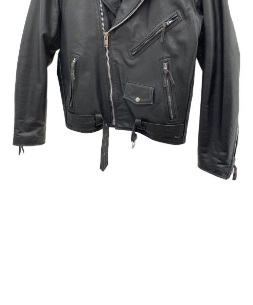 ROCKY MOUNTAIN HIDES（ロッキーマウンテン）ROCKY MOUNTAIN HIDES (ロッキーマウンテン) レザージャケット ブラック サイズ:Mの古着・服飾アイテム
