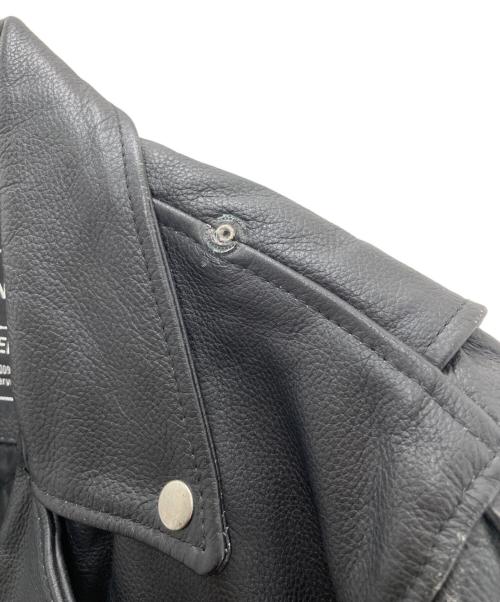 ROCKY MOUNTAIN HIDES（ロッキーマウンテン）ROCKY MOUNTAIN HIDES (ロッキーマウンテン) レザージャケット ブラック サイズ:Mの古着・服飾アイテム