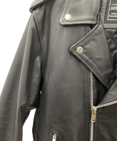 ROCKY MOUNTAIN HIDES（ロッキーマウンテン）ROCKY MOUNTAIN HIDES (ロッキーマウンテン) レザージャケット ブラック サイズ:Mの古着・服飾アイテム