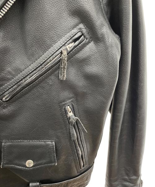 ROCKY MOUNTAIN HIDES（ロッキーマウンテン）ROCKY MOUNTAIN HIDES (ロッキーマウンテン) レザージャケット ブラック サイズ:Mの古着・服飾アイテム