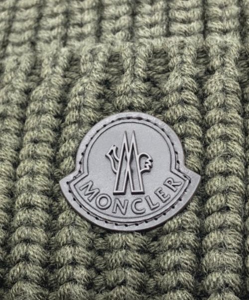 MONCLER（モンクレール）MONCLER (モンクレール) ニット帽 オリーブ 未使用品の古着・服飾アイテム