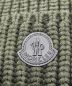 中古・古着 MONCLER (モンクレール) ニット帽 オリーブ 未使用品：20000円