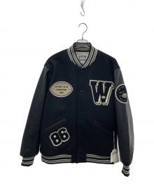 HOUSTON（ヒューストン）の古着「スタジャン」｜ブラック