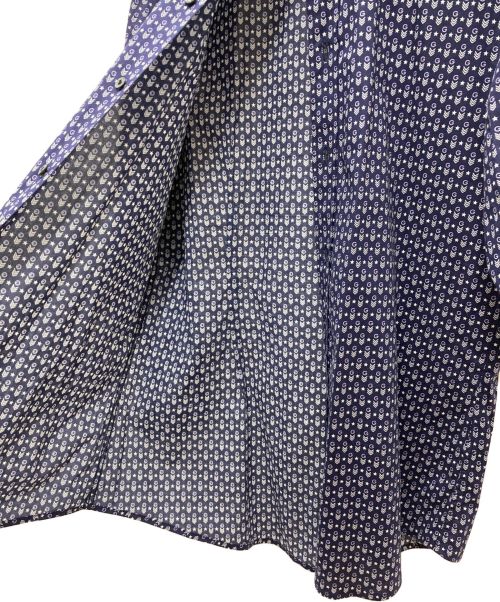 GUCCI（グッチ）GUCCI (グッチ) 柄シャツ ネイビー サイズ:L(42)の古着・服飾アイテム