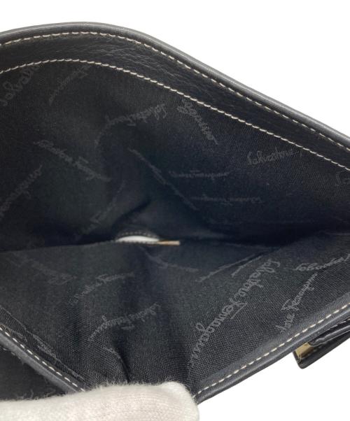 Salvatore Ferragamo（サルヴァトーレ フェラガモ）Salvatore Ferragamo (サルヴァトーレ フェラガモ) 2つ折り財布 ブラックの古着・服飾アイテム
