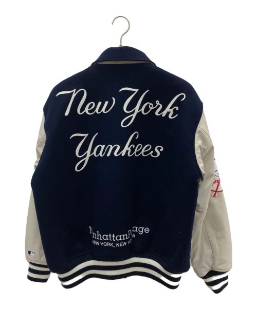 Manhattan Portage（マンハッタンポーテージ）Manhattan Portage (マンハッタンポーテージ) スタジャン ネイビー サイズ:Ｍ 未使用品の古着・服飾アイテム