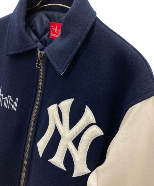 Manhattan Portage（マンハッタンポーテージ）Manhattan Portage (マンハッタンポーテージ) スタジャン ネイビー サイズ:Ｍ 未使用品の古着・服飾アイテム