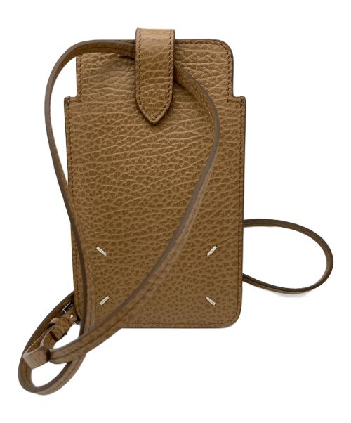 Maison Margiela（メゾンマルジェラ）Maison Margiela (メゾンマルジェラ) 携帯ポーチ ベージュの古着・服飾アイテム
