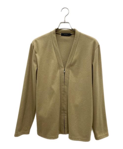 ARTISAN（アルチザン）ARTISAN (アルチザン) ジャージーはっぴカーディガン カーキ サイズ:Lの古着・服飾アイテム