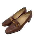 GUCCIグッチ）の古着「バンブービットローファー」｜ブラウン