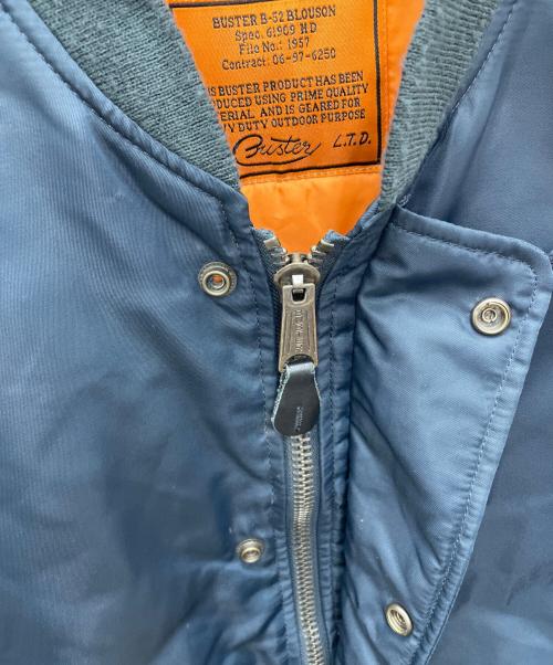 BASTER（バスター）BASTER (バスター) フライトジャケット インディゴ サイズ:Ｌの古着・服飾アイテム