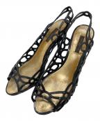 LOUIS VUITTONルイ ヴィトン）の古着「カットワークレザースリングバックオープントゥ」