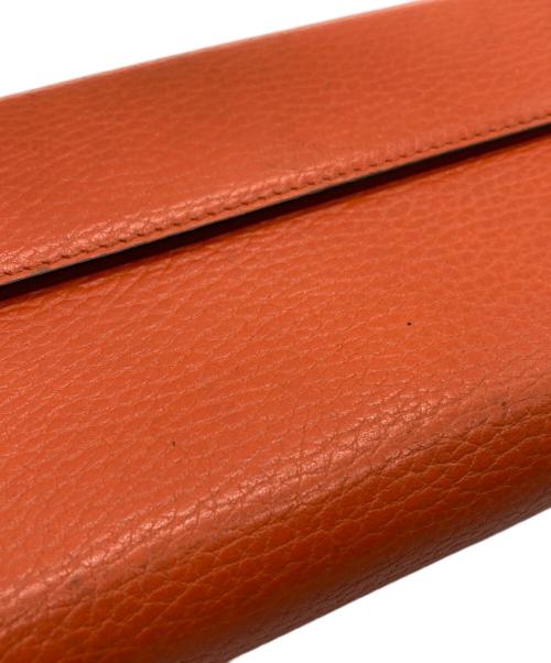 GUCCI（グッチ）GUCCI (グッチ) 長財布 オレンジの古着・服飾アイテム