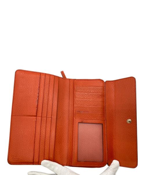 GUCCI（グッチ）GUCCI (グッチ) 長財布 オレンジの古着・服飾アイテム