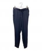 DEUXIEME CLASSEドゥーズィエム クラス）の古着「シルクパンツ」｜ネイビー