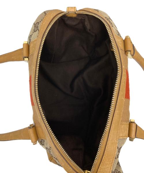 GUCCI（グッチ）GUCCI (グッチ) ミニボストンバッグ ブラウンの古着・服飾アイテム