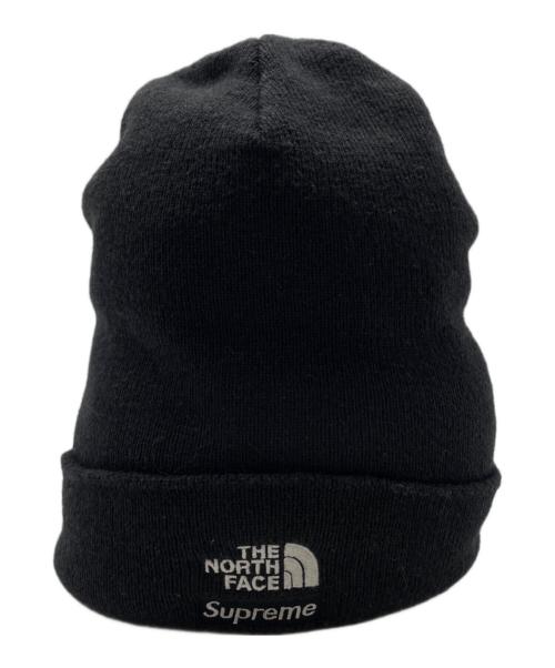 THE NORTH FACE（ザ ノース フェイス）THE NORTH FACE (ザ ノース フェイス) SUPREME (シュプリーム) ニット帽 ブラックの古着・服飾アイテム