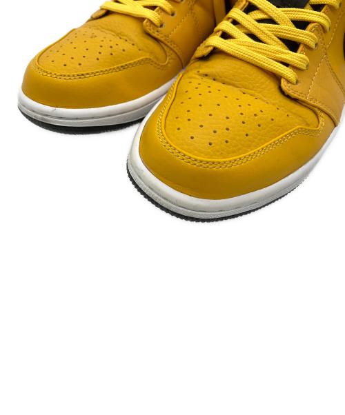 NIKE（ナイキ）NIKE (ナイキ) AIR JORDAN1 スニーカー ブラック×イエロー サイズ:26cmの古着・服飾アイテム