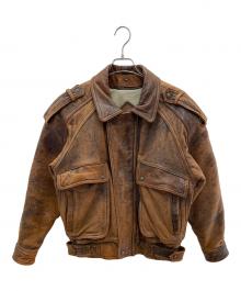 Wind Armor（ウィンドアーマー）の古着「フライトジャケット」｜ブラウン