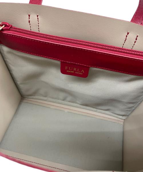 FURLA（フルラ）FURLA (フルラ) ハンドバッグ レッドの古着・服飾アイテム
