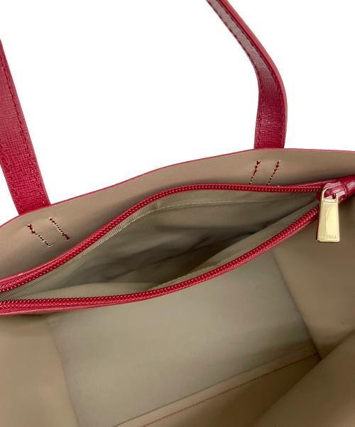 FURLA（フルラ）FURLA (フルラ) ハンドバッグ レッドの古着・服飾アイテム